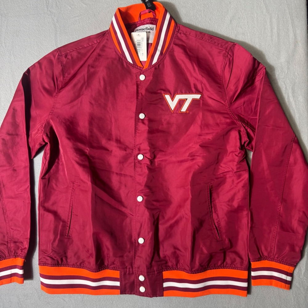 Homefield Virginia Tech Hokies Men Jacket XL Maroon NEW VIRGTECH-JACK-001-XL